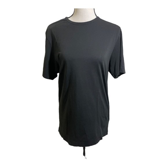 Theory womens precise tee shirt sleeve puma cotton Small. Black crewneck - Picture 6 of 8